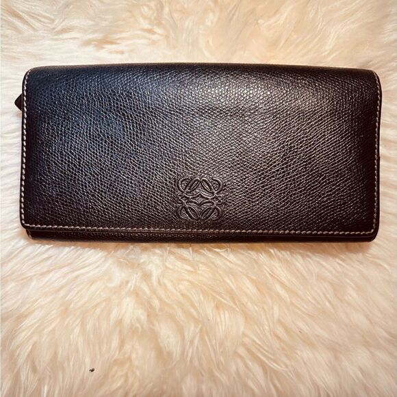 Loewe Handbags - LOEWE Long Wallet espresso brown Leather